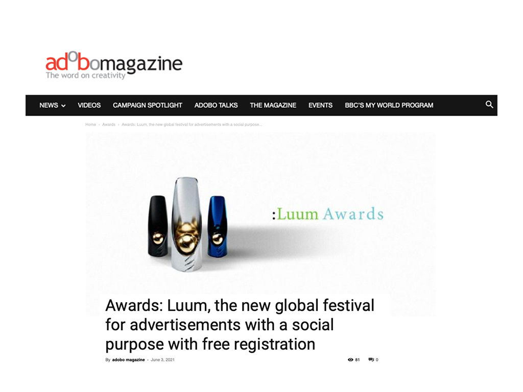 Great news from Asia! – Luum Awards