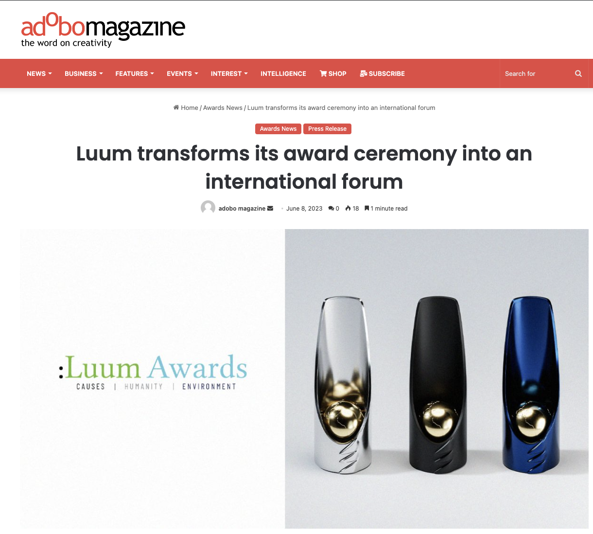 Luum transforms its award ceremony into an international forum photo